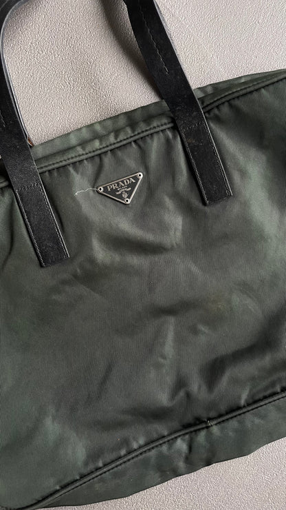 SAC À MAIN PRADA NYLON VERT