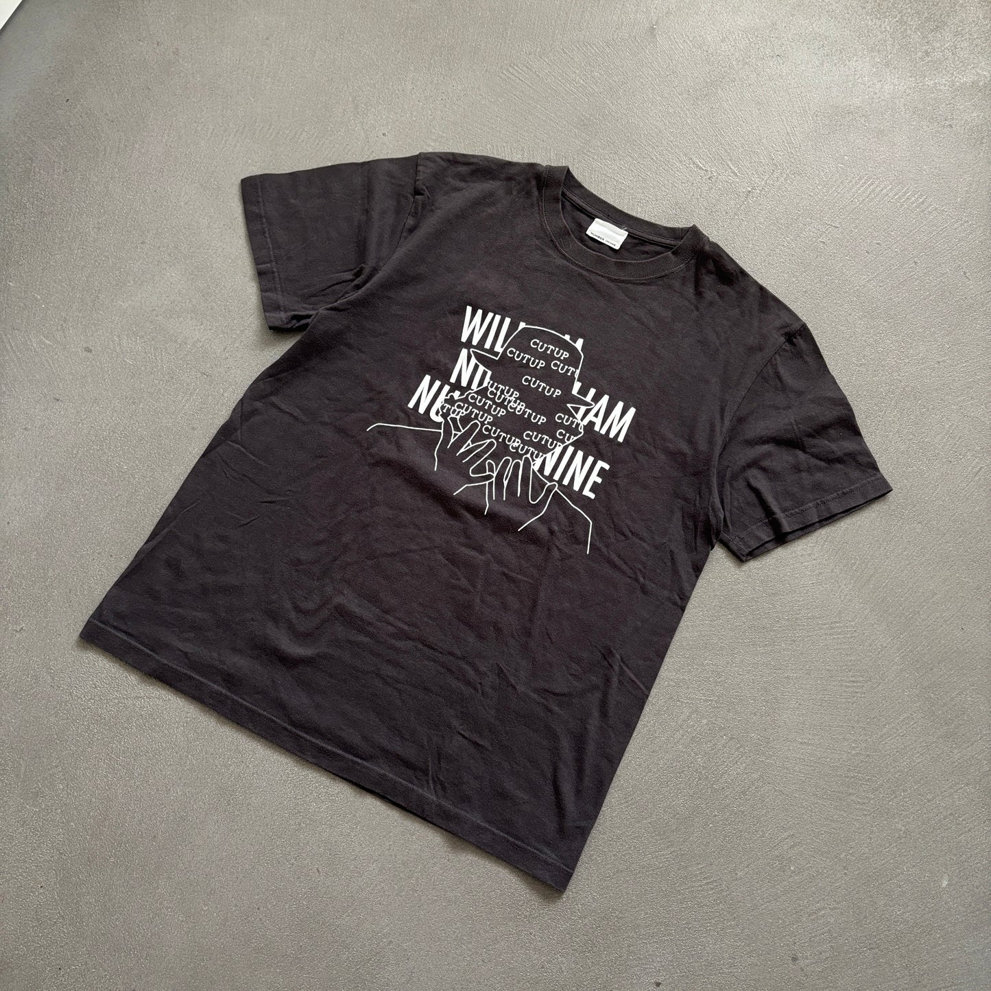NUMBER (N)INE CUTOUT TEE BLACK [L]