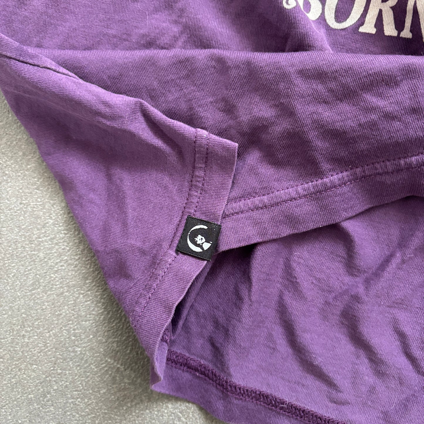 HYSTERIC GLAMOUR BORN TO LOSE PURPLE TEE [S]