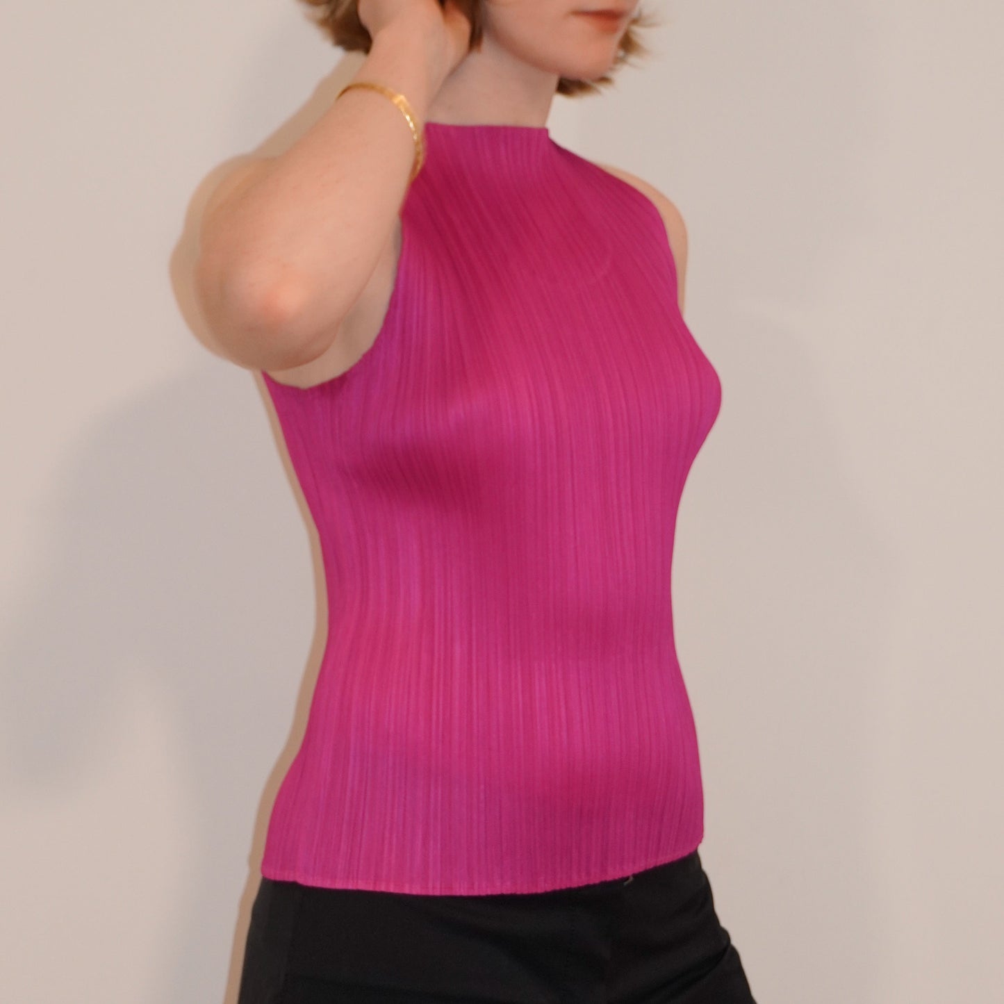 ISSEY MIYAKE PLEATS PLEASE TANKTOP PINK [M]