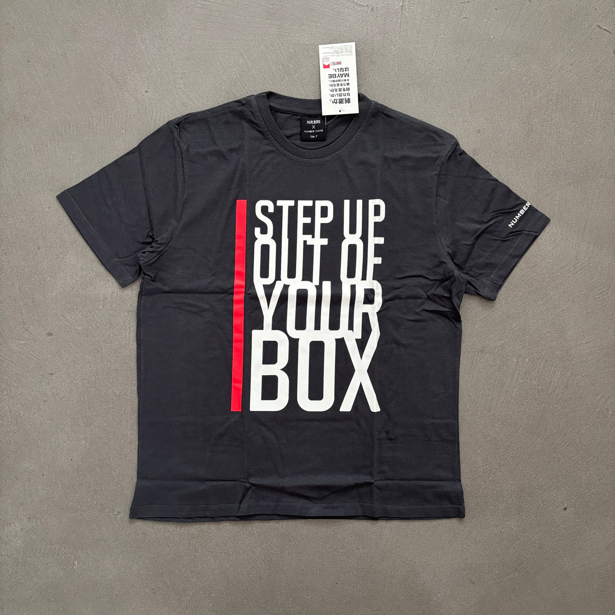 NUMBER (N)INE STEP OUT OF YOUR BOX TEE GREY [L]