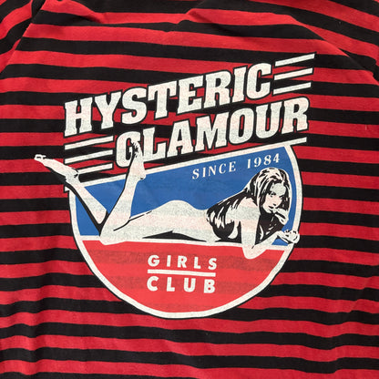 HYSTERIC GLAMOUR GIRLS CLUB STRIPED LONGSLEEVE [L]