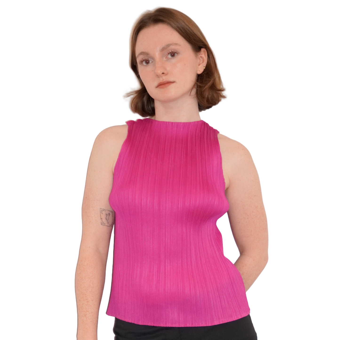 ISSEY MIYAKE PLEATS PLEASE TANKTOP PINK [M]
