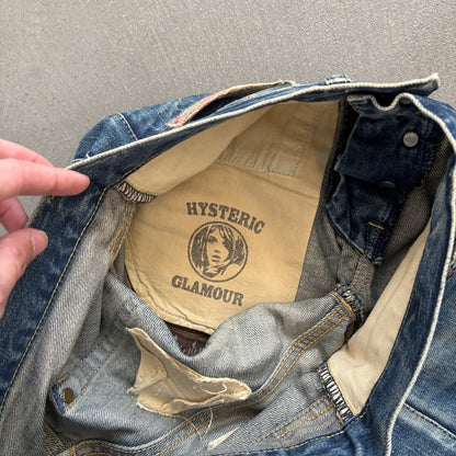 HYSTERIC GLAMOUR INSANE STUDDED SELVEDGE DENIM #29 [W28]