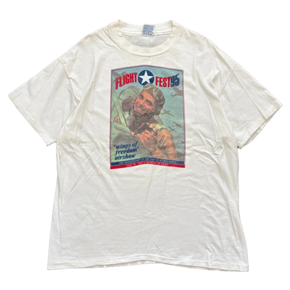 1995 FLIGHT FEST 95 | HANES BEEFY TAG [XL]