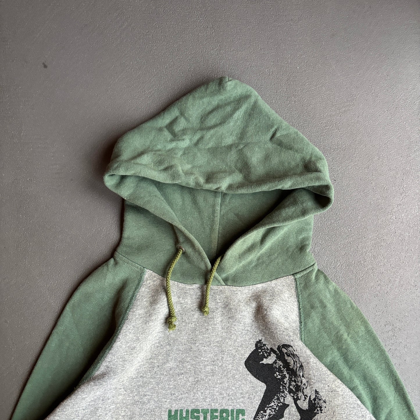 HYSTERIC GLAMOUR HYSTERIC GROUPIE HOODIE GREEN [S]