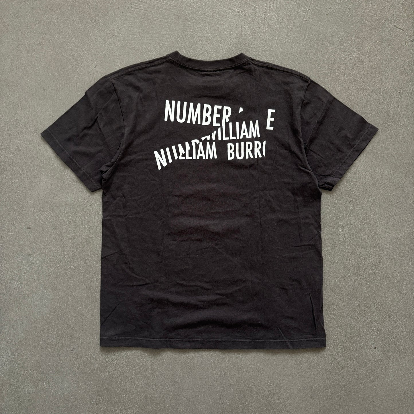 NUMBER (N)INE CUTOUT TEE BLACK [L]