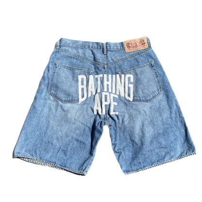 PANTALONI CON LOGO BAPE NYC [W32]