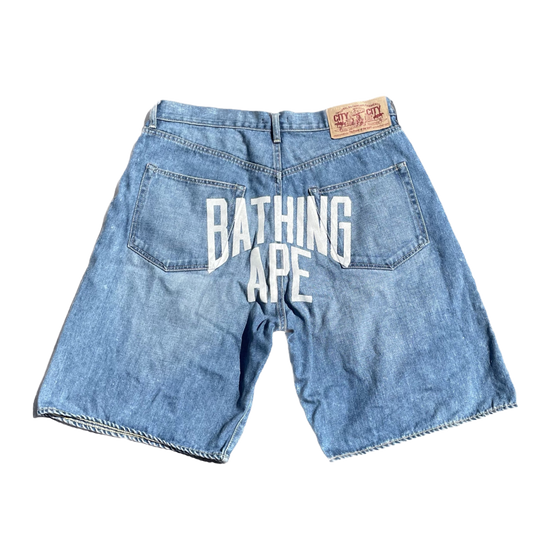 PANTALONI CON LOGO BAPE NYC [W32]