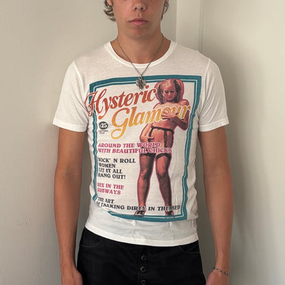 HYSTERIC GLAMOUR 25CENTS TEE WHITE [S]