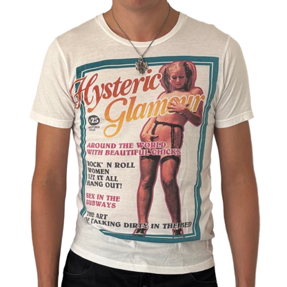 HYSTERIC GLAMOUR 25CENTS TEE WHITE [S]
