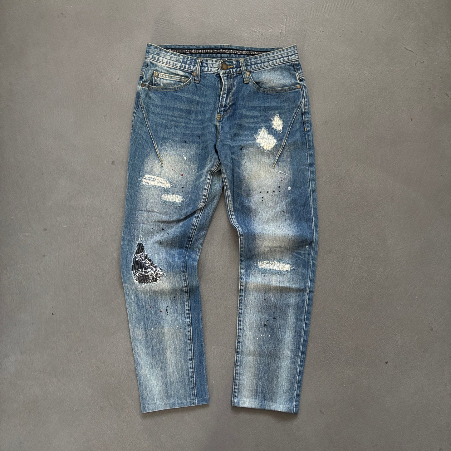 NUMBER (N)INE MUSICAL NOTES DENIM [W30]