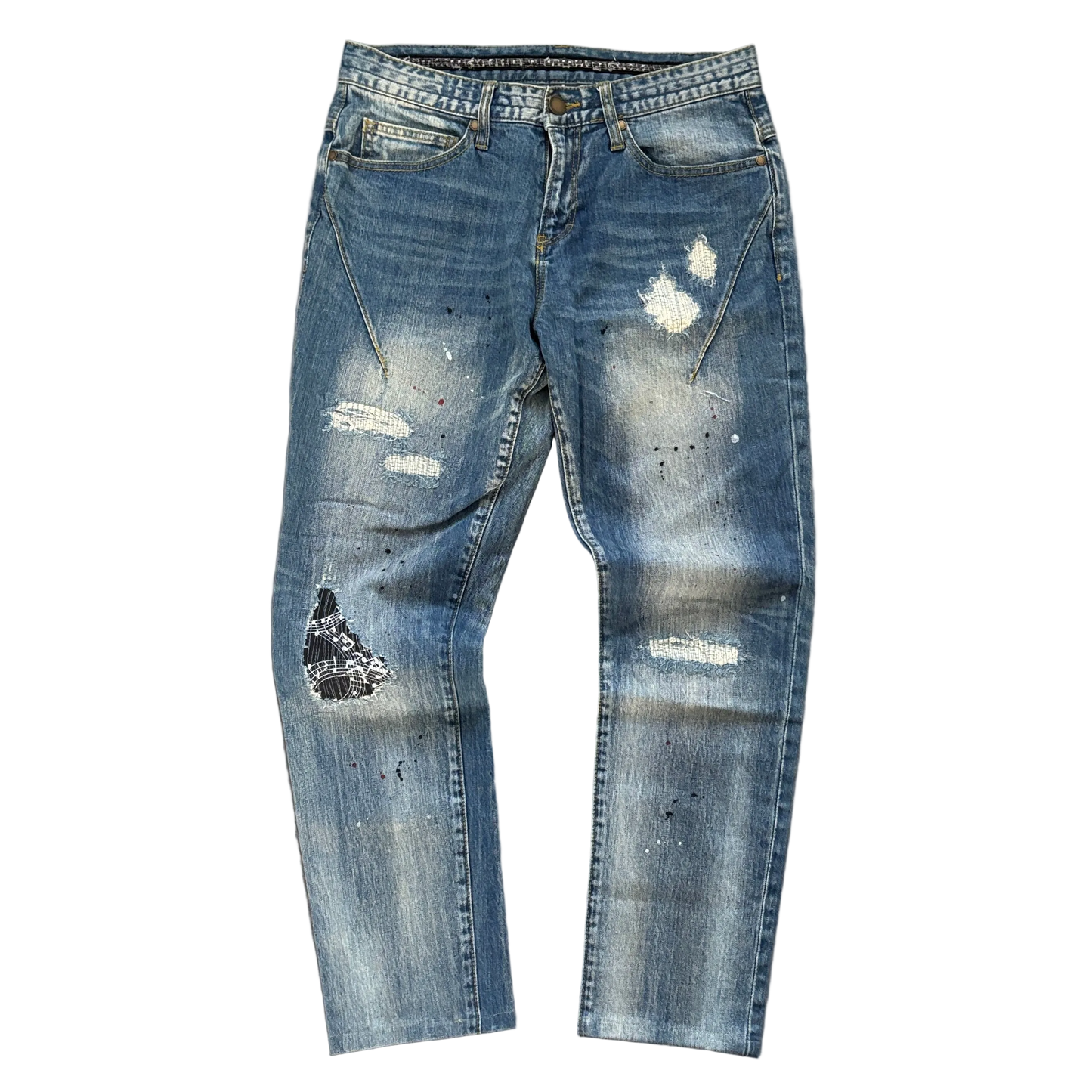 NUMBER (N)INE MUSICAL NOTES DENIM [W30]