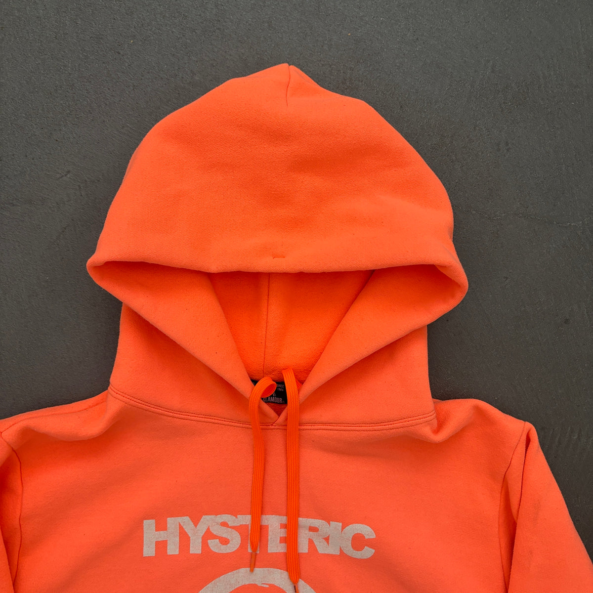 HYSTERIC GLAMOUR LOGO HOODIE ORANGE [M]