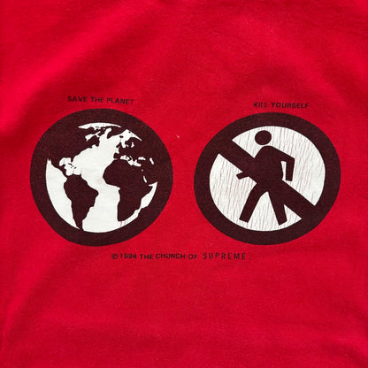 FW19 SUPREME SAVE THE PLANET KYS TEE [M]