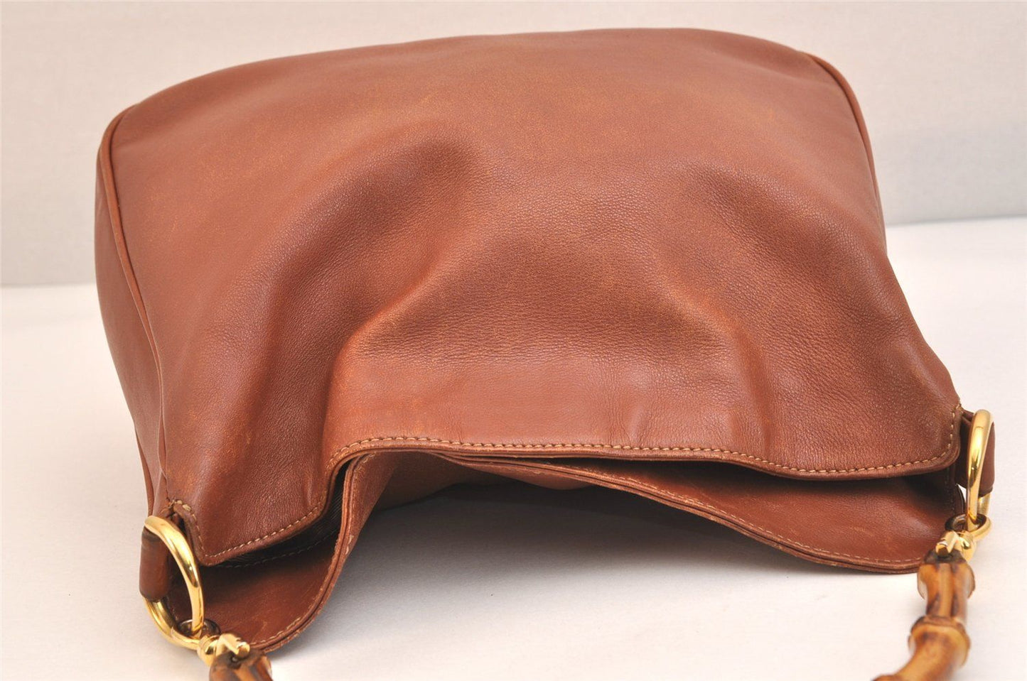 GUCCI BY TOM FORD LEATHER BAG BROWN