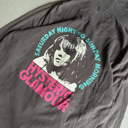 HYSTERIC GLAMOUR SATURDAY NIGHT ZIP-HOODIE [S]