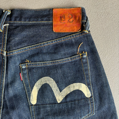 EVISU INDIGO JEANS CREMA GABBIANO [W31]