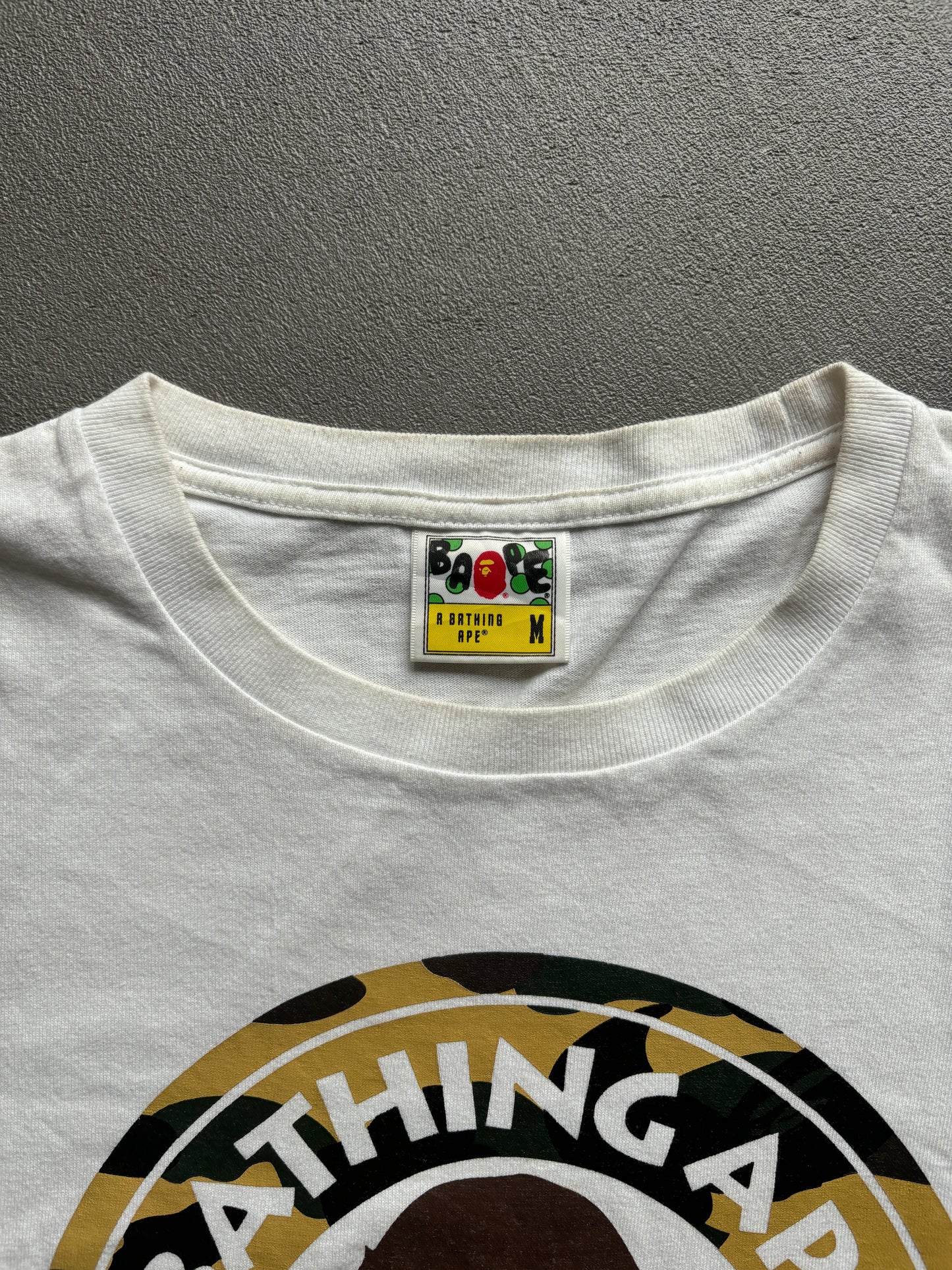 BAPE BUSY WORKS TEE WHITE [M]