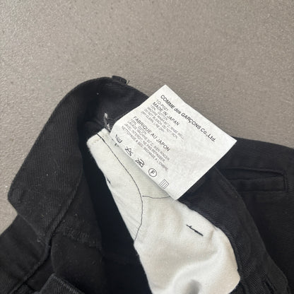 COMME DES GARCONS BLACK DROP CROTCH PANTS [S]