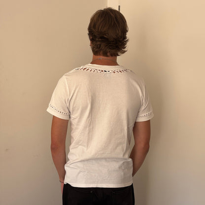 SS07 NUMBER (N)INE WOVEN TEE WHITE [M]