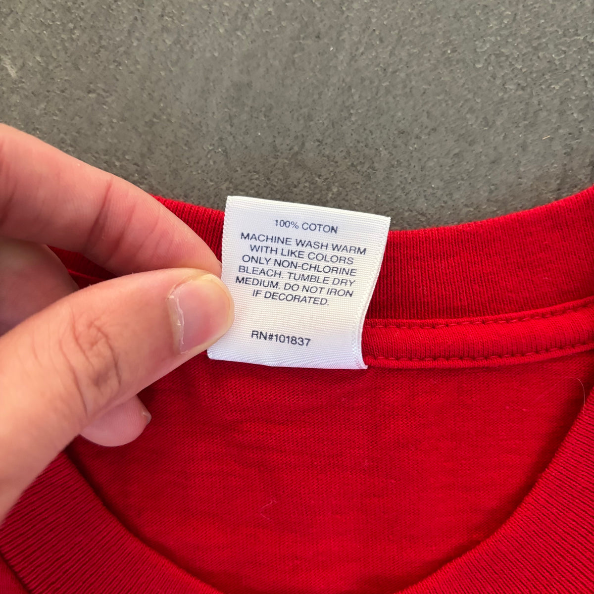 FW19 SUPREME MARIA SABINA TEE RED [M]
