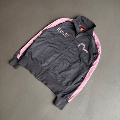 EVISU SEAGULL TRACKJACKET GREY PINK [L]