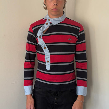 VIVIENNE WESTWOOD ASSYMETRICAL POLO [S]