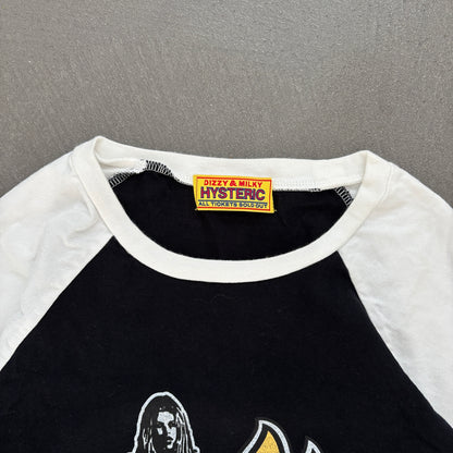 HYSTERIC GLAMOUR LOVE MAKER 3/4TH SLEEVE TOP [M]