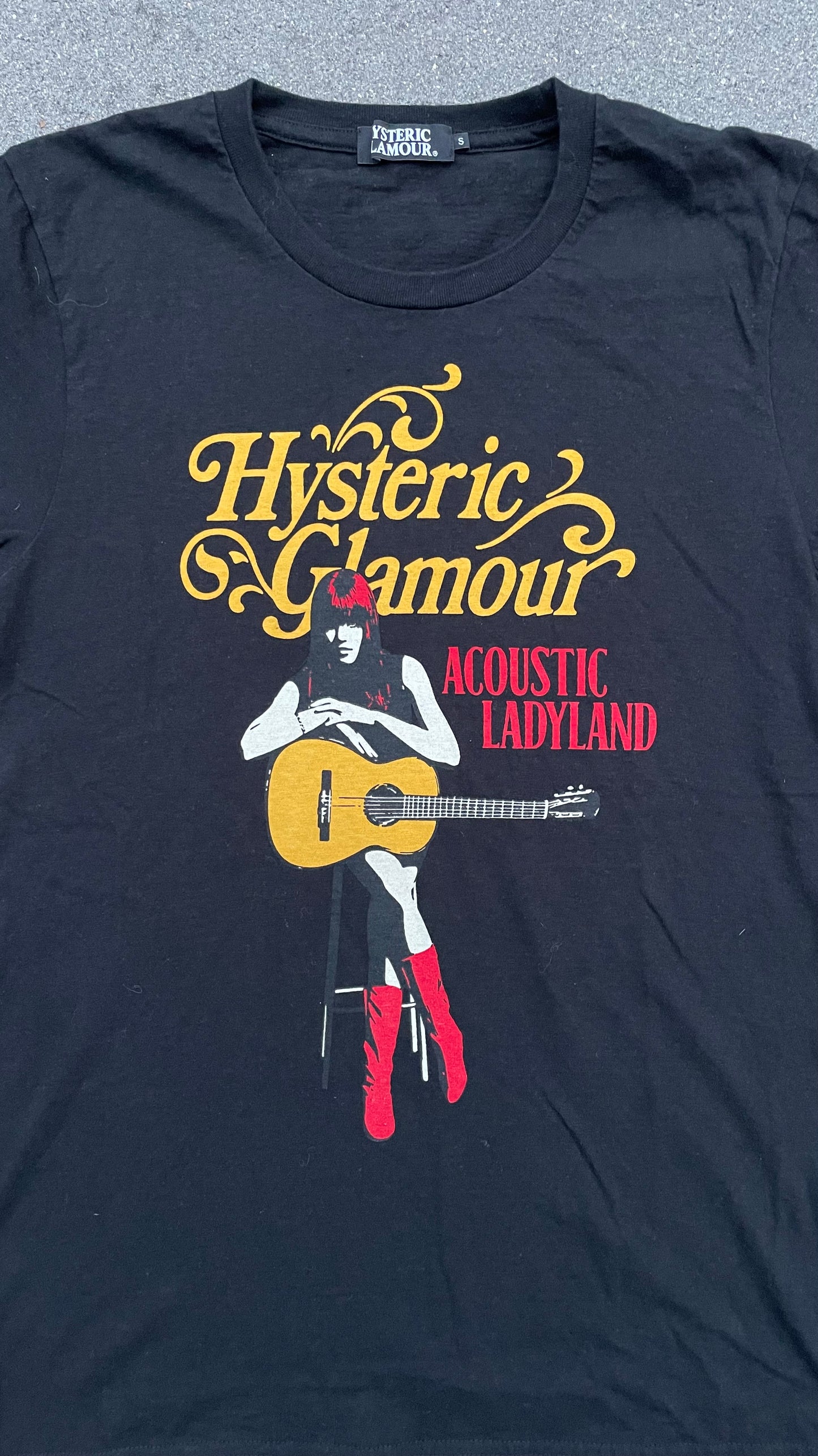 T-SHIRT HYSTERIC GLAMOUR NOIR [S]