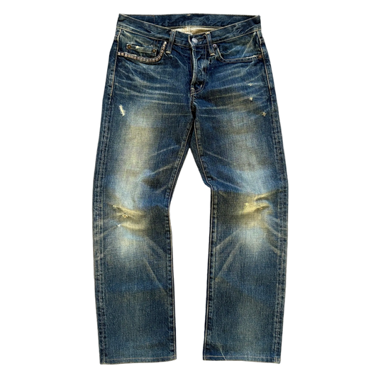 HYSTERIC GLAMOUR STUDDED DENIM INDIGO [W28]