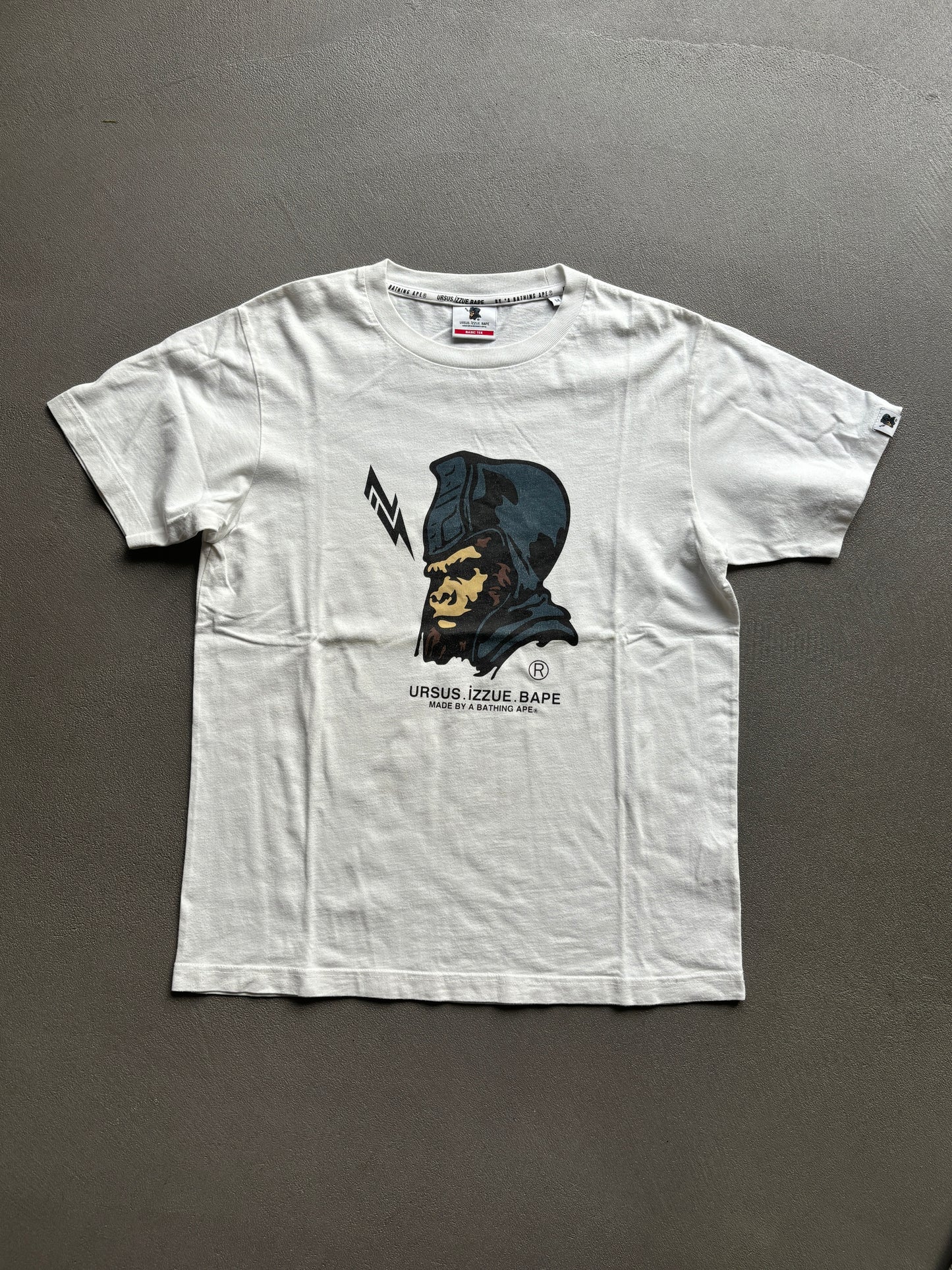 BAPE URSUS HEAD TEE WHITE [M]