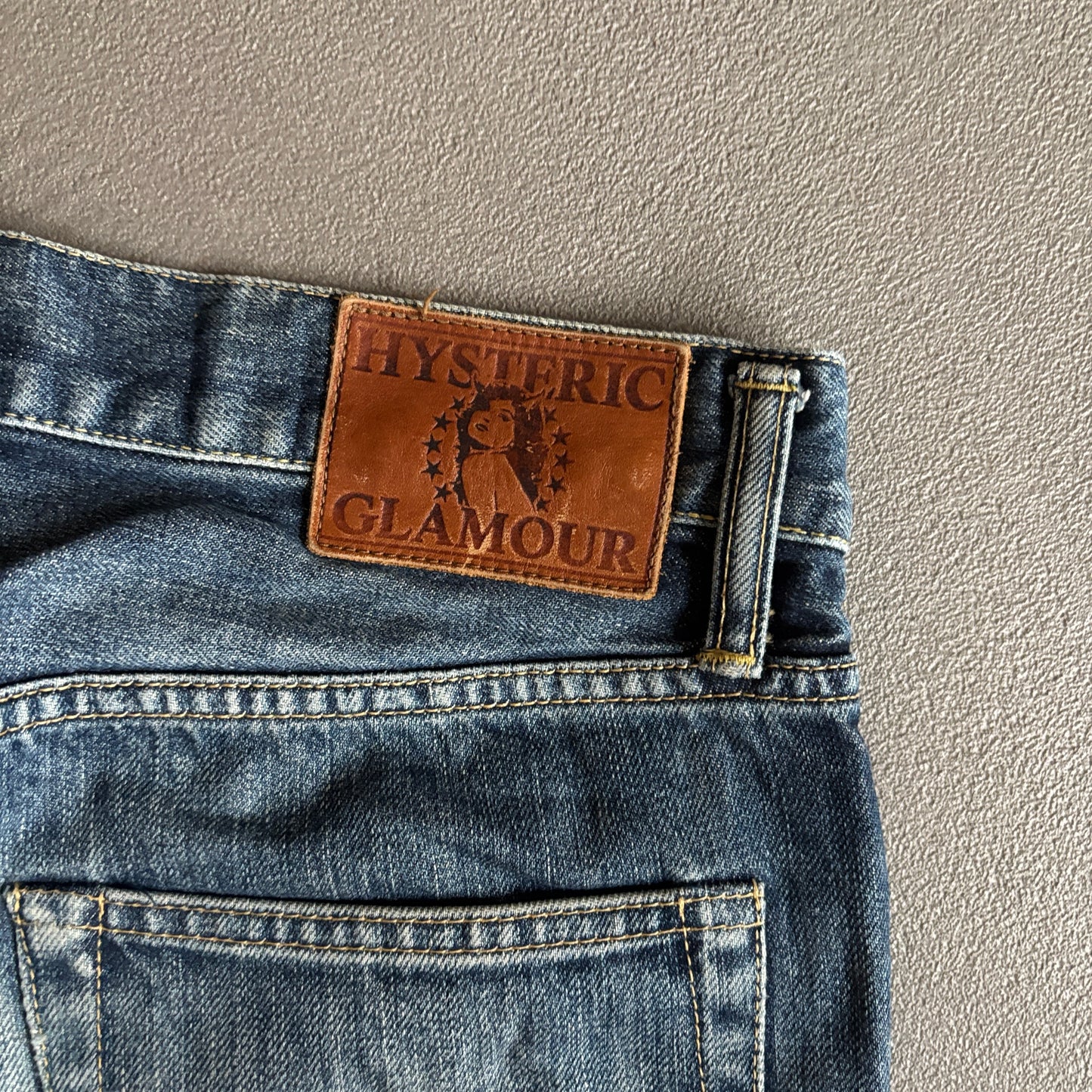 HYSTERIC GLAMOUR STUDDED SELVEDGE DENIM [W30]