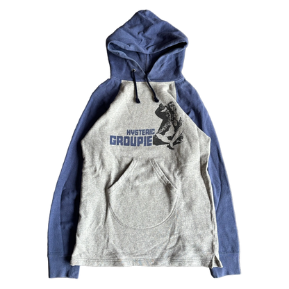 HYSTERIC GLAMOUR HYSTERIC GROUPIE HOODIE BLUE [S]