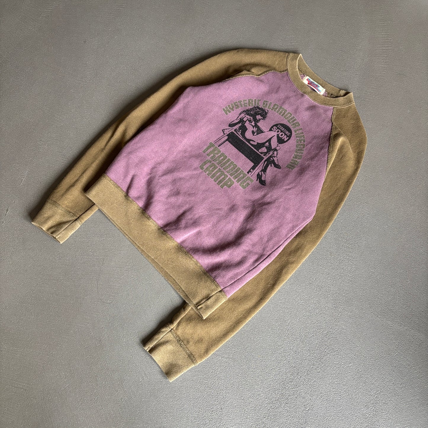 90s HYSTERIC GLAMOUR CAMP SWEATER [XS]