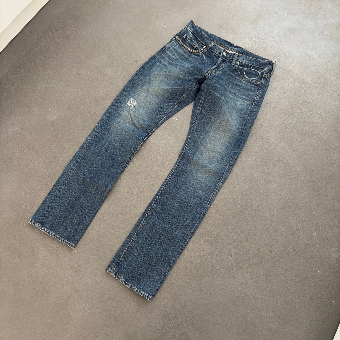 HYSTERIC GLAMOUR STUDDED DENIM #9 [W32]