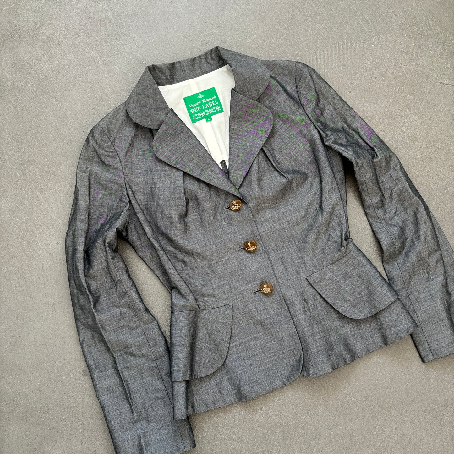 VIVIENNE WESTWOOD SUIT JACKET GREY [M]