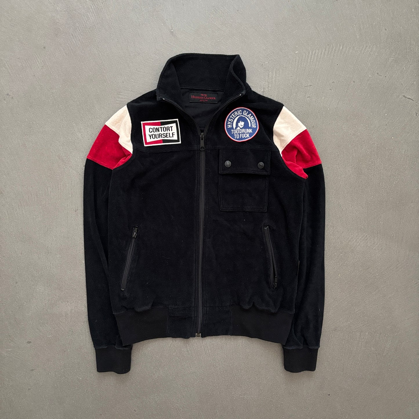 HYSTERIC GLAMOUR TOO DRUNK FLEECE [S]