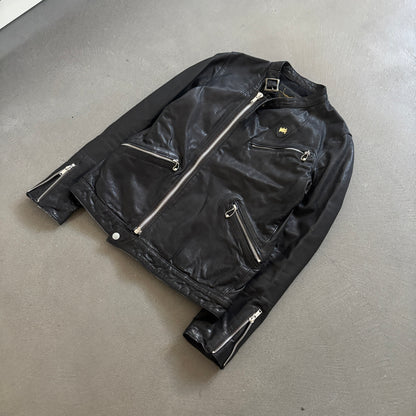 HYSTERIC GLAMOUR ZIP LEATHER JACKET [S]