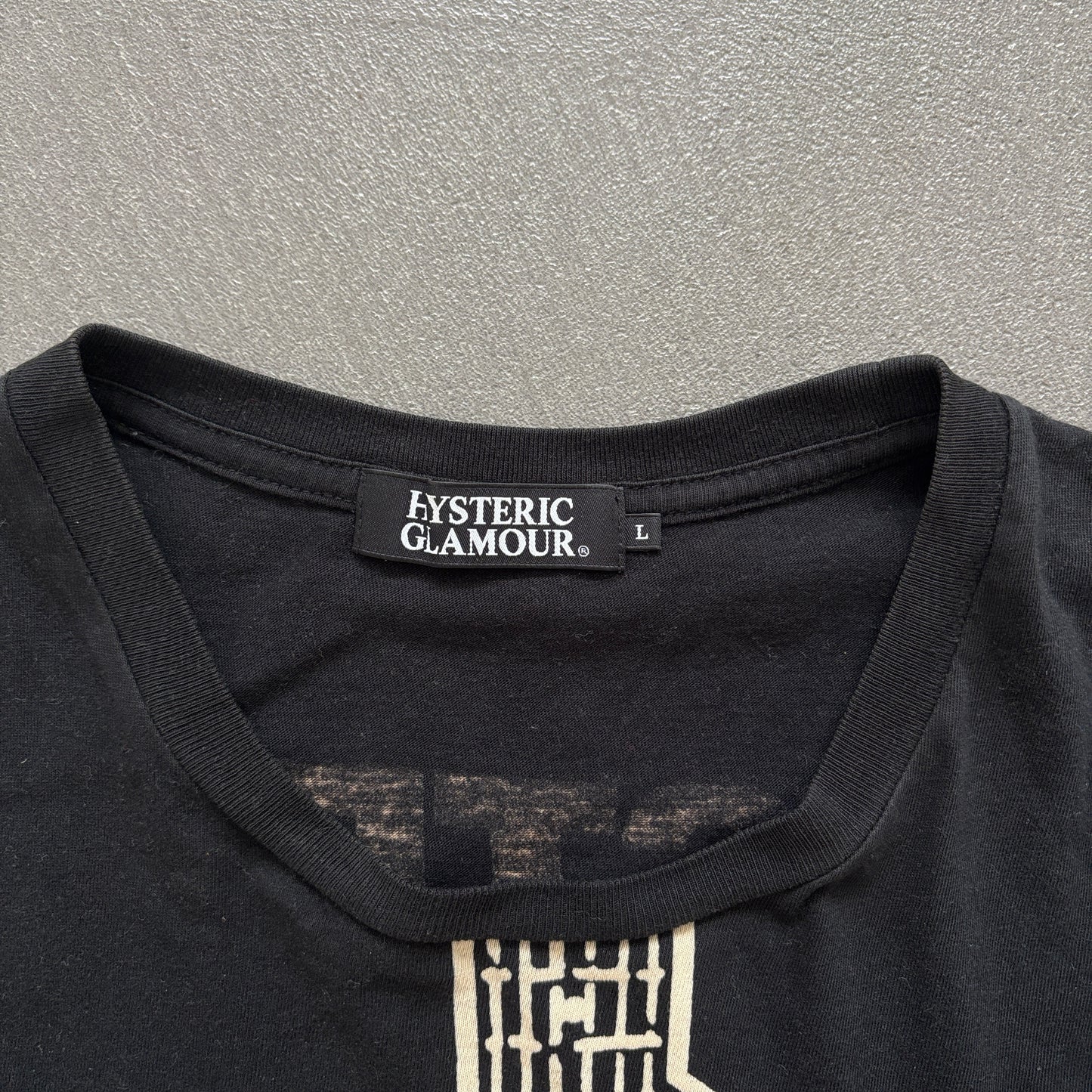HYSTERIC GLAMOUR GUITAR GIRL TEE [L]