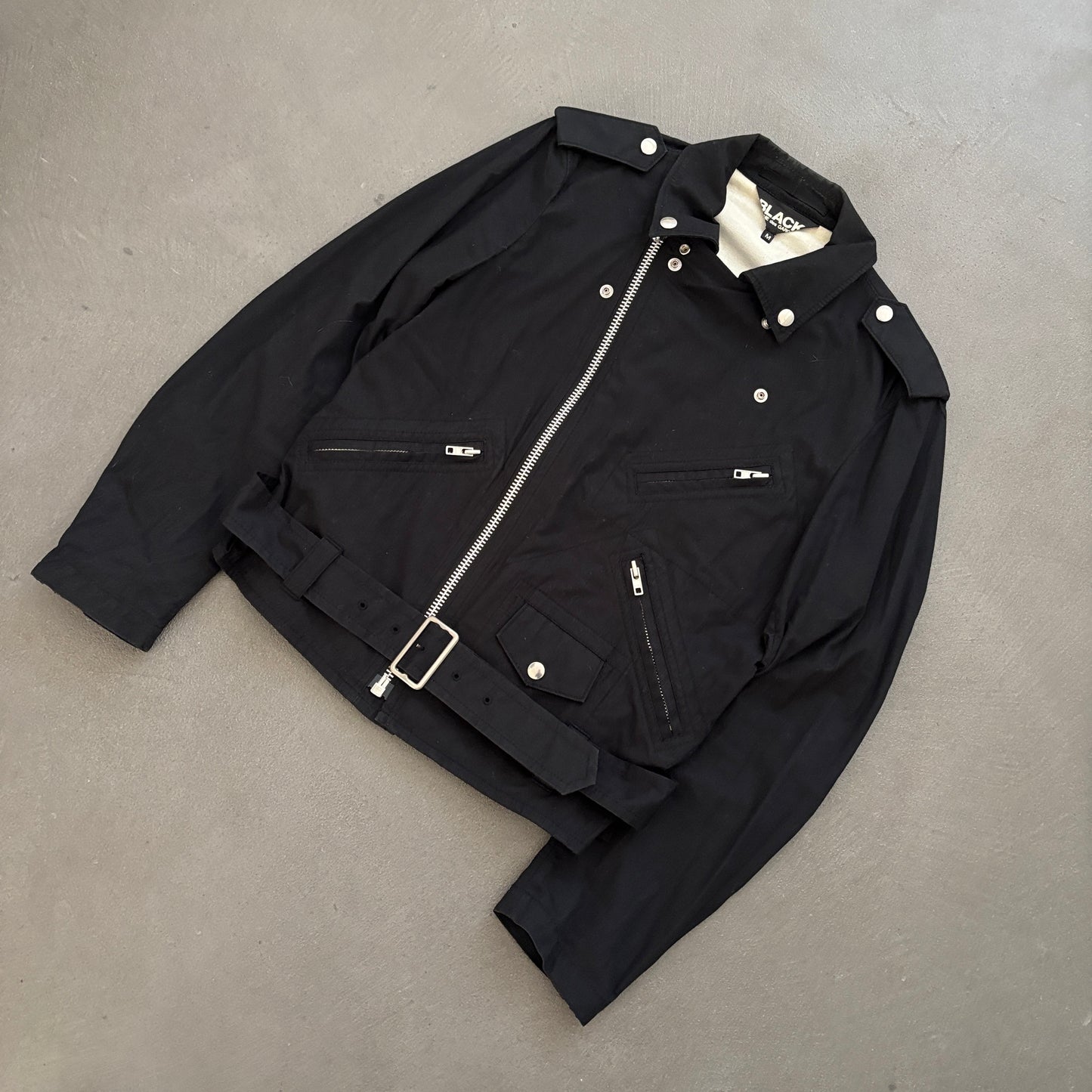 AD2014 CDG BLACK ZIP JACKET [M]