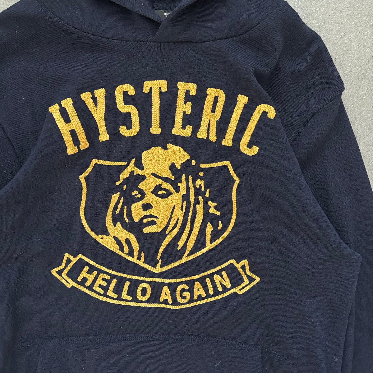 HYSTERIC GLAMOUR GOLDEN LOGO HOODIE [S]