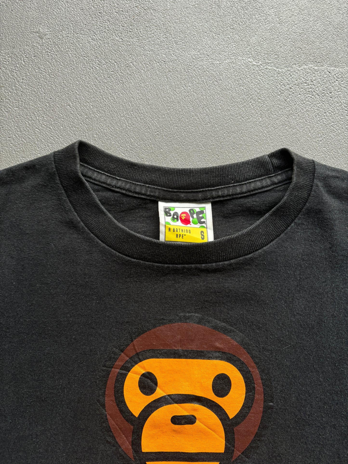 BAPE FOOTBALL TEE BLACK [S]