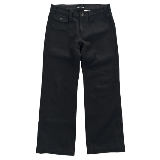 AD2008 COMME DES GARCONS TRICOT WOOL PANTS BLACK [M]