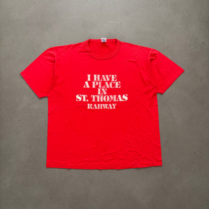 90S ST. THOMAS FADED TEE | RUSSELL ATHLETIC TAG [XL]
