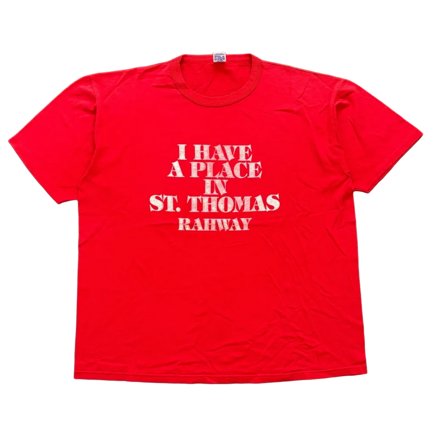 90S ST. THOMAS FADED TEE | RUSSELL ATHLETIC TAG [XL]
