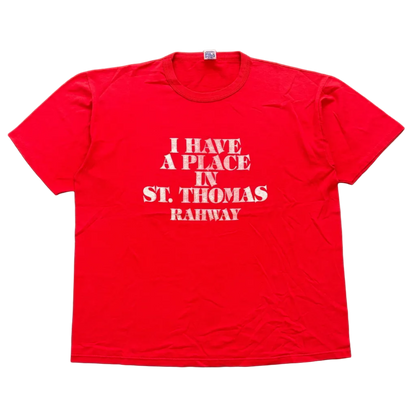 90S ST. THOMAS FADED TEE | RUSSELL ATHLETIC TAG [XL]