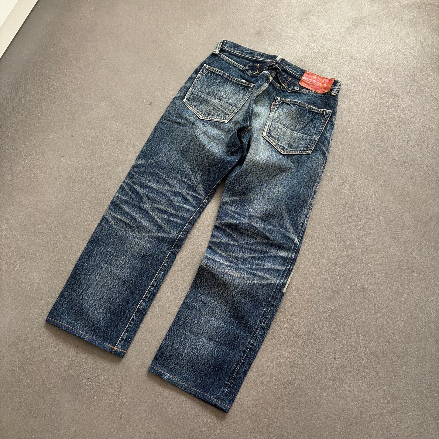 KAPITAL BUCKLEBACK SELVEDGE DENIM [W30]
