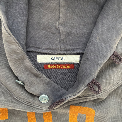 KAPITAL SURF HOODIE GREY [XS]