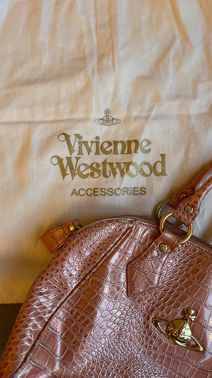 VIVIENNE WESTWOOD PINK HANDBAG